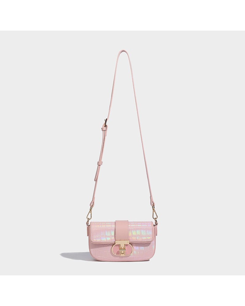 Bolso de axila rosa con...